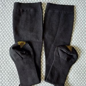 NWOT compression black socks.